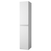 Пенал Dreja GRACE, 35 см, правый, 2 дверцы, 4 стеклянные полки, белый глянец, 99.0907 - фото, отзывы, цена